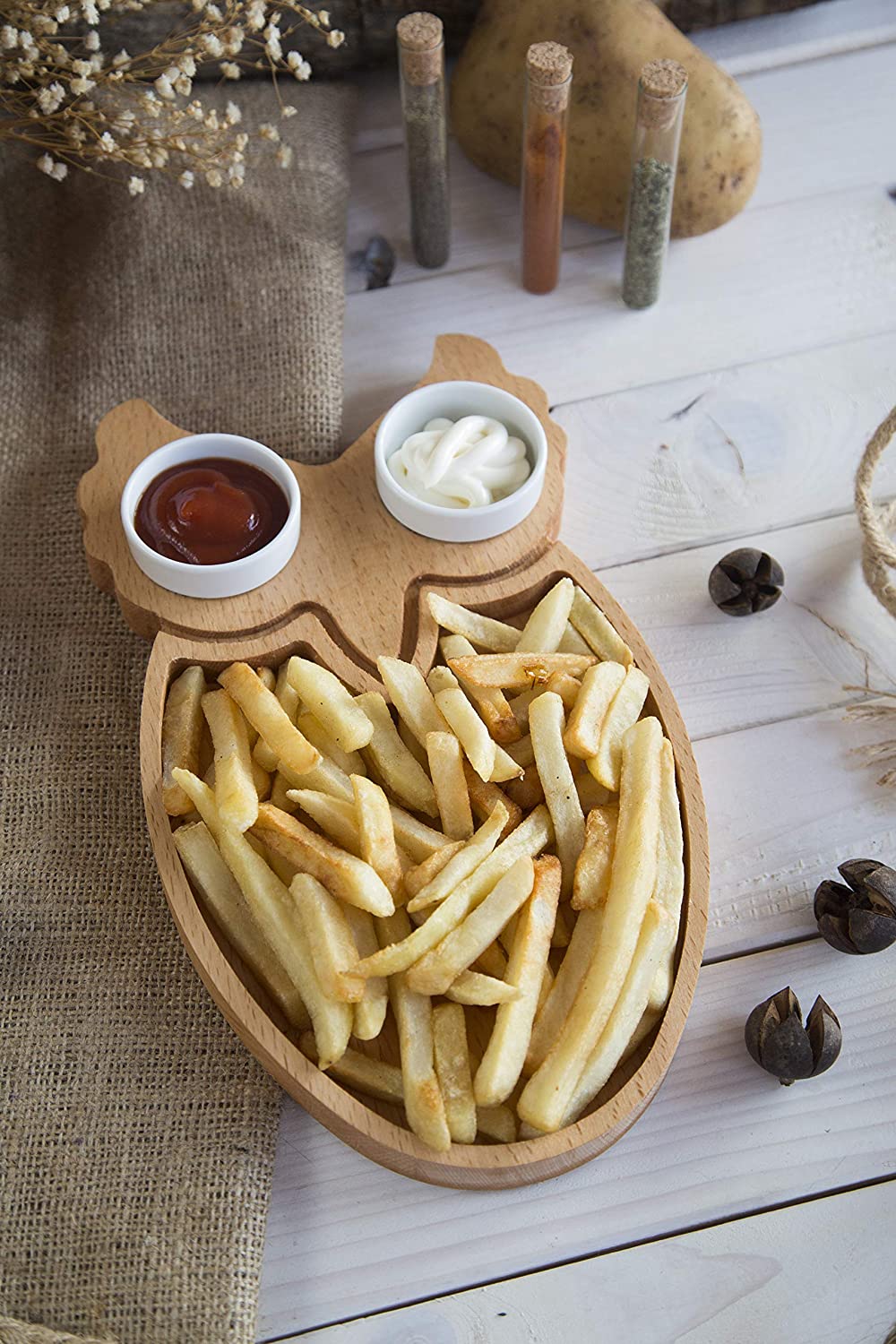 Animal shape Wooden Serving Tray